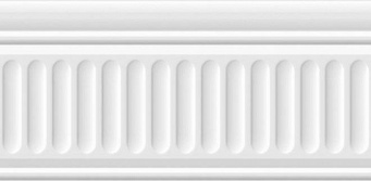 фото 19030/3F Карнавал в Венеции белый структурированный 20*9,9 керамический бордюр КЕРАМА МАРАЦЦИ