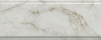 фото BDA025R Серенада белый глянцевый обрезной 30x12x1,3 бордюр КЕРАМА МАРАЦЦИ