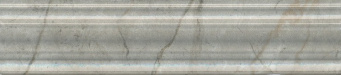 фото BLE025 Багет Кантата серый светлый глянцевый 25x5,5x1,8 бордюр КЕРАМА МАРАЦЦИ