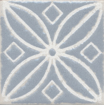 фото STG/C402/1270 Амальфи орнамент серый 9,9x9,9 вставка КЕРАМА МАРАЦЦИ