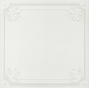 фото AD/A315/SG1544 Петергоф белый 40,2x40,2 керамический декор КЕРАМА МАРАЦЦИ