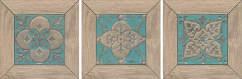 фото ID61 Меранти пепельный светлый мозаичный 13x13 керамический декор КЕРАМА МАРАЦЦИ