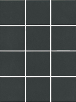 фото 1333 Агуста черный натуральный 9,8х9,8 из 12 частей керамогранит КЕРАМА МАРАЦЦИ