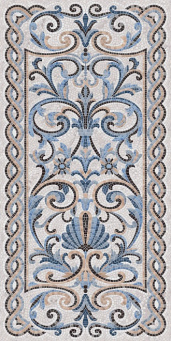 фото SG590902R Мозаика синий декорированный лаппатированный 119,5*238,5 керамический гранит КЕРАМА МАРАЦЦИ