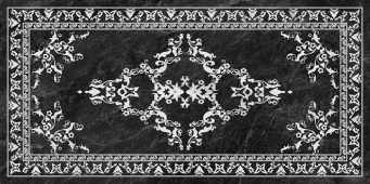 Фото SG592702R Риальто серый темный декорированный лаппатированный 119,5x238,5 керамогранит КЕРАМА МАРАЦЦИ
