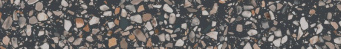 фото KM6060G0021RBT6 Плинтус Бричиола чёрный матовый обрезной 60x9,5x0,9 КЕРАМА МАРАЦЦИ