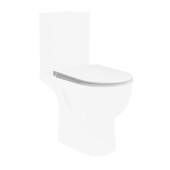 фото BG.Pro.seat.01/WHT Сиденье Buongiorno PRO Slim soft close, белый КЕРАМА МАРАЦЦИ