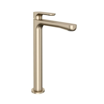 Смеситель для раковины OLE однорычажный высокий без донного клапана, золотой атласный КЕРАМА МАРАЦЦИ фото Смеситель для раковины OLE однорычажный высокий без донного клапана, золотой атласный КЕРАМА МАРАЦЦИ