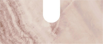 фото COb.SG567602R/56 Спец. изделие декоративное CONO Onice розовый (задняя стенка) 56*24 керам.декор КЕРАМА МАРАЦЦИ