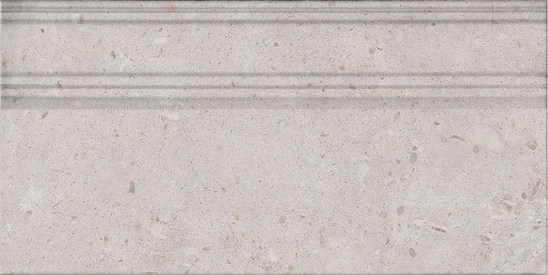 фото FME015R Плинтус Риккарди серый светлый матовый обрезной 20x40x1,6 КЕРАМА МАРАЦЦИ