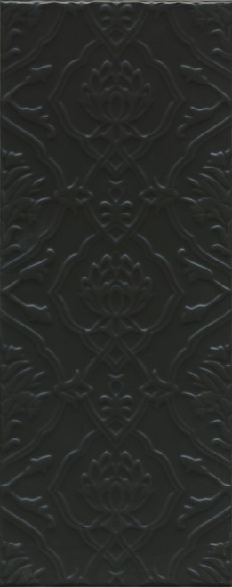 фото 7230 Альвао структура черный матовый 20х50 керамическая плитка КЕРАМА МАРАЦЦИ