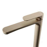 Смеситель для раковины OLE однорычажный высокий без донного клапана, золотой атласный КЕРАМА МАРАЦЦИ фото Смеситель для раковины OLE однорычажный высокий без донного клапана, золотой атласный КЕРАМА МАРАЦЦИ