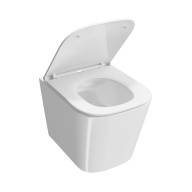 фото CU.T.wc.02 Унитаз Кубо Торнадо подвесной с системой смыва торнадо с крепежом и сиденьем, белый глянцевый КЕРАМА МАРАЦЦИ