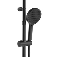 FO.202.KM.BLK.M Душевая колонна FONTE на 3 потока с пов.изливом и механическим смесителем, черный ма КЕРАМА МАРАЦЦИ фото FO.202.KM.BLK.M Душевая колонна FONTE на 3 потока с пов.изливом и механическим смесителем, черный ма КЕРАМА МАРАЦЦИ