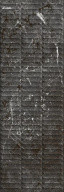 фото KM3090B0170R Тубкаль чёрный глянцевый структура обрезной 30x89,5x1,05 керамическая плитка КЕРАМА МАРАЦЦИ