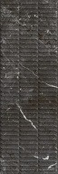 фото KM3090B0170R Тубкаль чёрный глянцевый структура обрезной 30x89,5x1,05 керамическая плитка КЕРАМА МАРАЦЦИ