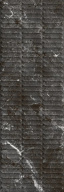 фото KM3090B0170R Тубкаль чёрный глянцевый структура обрезной 30x89,5x1,05 керамическая плитка КЕРАМА МАРАЦЦИ