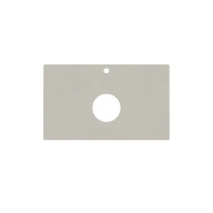 фото Столешница для накладных раковин Про Чементо 80, серый светлый натуральный КЕРАМА МАРАЦЦИ