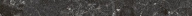 фото KMB2SPA002BR Тубкаль чёрный глянцевый обрезной 30x2,5x1,9 бордюр КЕРАМА МАРАЦЦИ