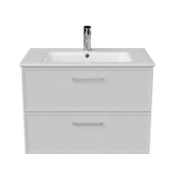 фото PIA.CL.75/WHT.M Тумба PIANO Classic подвесная 75 см, 2 ящика, ясень белый матовый КЕРАМА МАРАЦЦИ