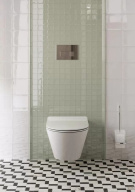 фото PLMR.seat.02/WHT Сиденье PLAZA Modern/BG Rimless Slim soft close+clip up, белый КЕРАМА МАРАЦЦИ