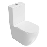 фото SF.wc.01 Унитаз SFERA напольный безободковый с крепежом и сиденьем, белый глянцевый КЕРАМА МАРАЦЦИ