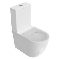 фото SF.wc.01 Унитаз SFERA напольный безободковый с крепежом и сиденьем, белый глянцевый КЕРАМА МАРАЦЦИ
