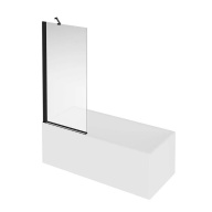 фото VE.FB250.BSD.BLK.M Фиксатор для стеклянной шторки VETRO, 25 см, матовый черный КЕРАМА МАРАЦЦИ
