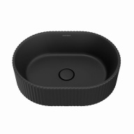 фото VE.NN.wb.50/BLK.M Раковина ARTBASIN Vento 50 см, цв черный матовый КЕРАМА МАРАЦЦИ