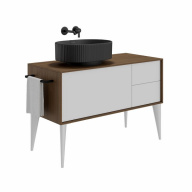 фото VE.NN.wb.50/BLK.M Раковина ARTBASIN Vento 50 см, цв черный матовый КЕРАМА МАРАЦЦИ