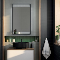 фото VE.NN.wb.50/BLK.M Раковина ARTBASIN Vento 50 см, цв черный матовый КЕРАМА МАРАЦЦИ