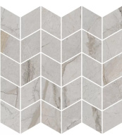фото KMD2MSM007BR Ифран мозаичный серый светлый глянцевый обрезной 30x31,2x0,9 декор КЕРАМА МАРАЦЦИ