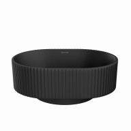 фото VE.NN.wb.50/BLK.M Раковина ARTBASIN Vento 50 см, цв черный матовый КЕРАМА МАРАЦЦИ